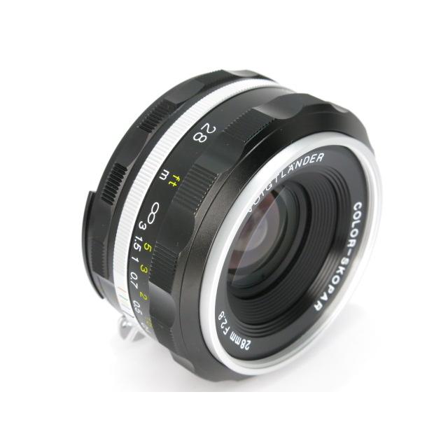 極美品 】Voigtlander COLOR-SKOPAR 28mm F2.8 SLIIs シルバーリム