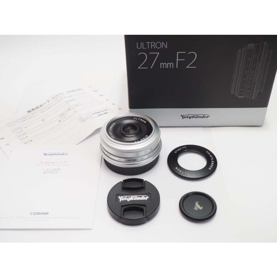 極上 ほぼ使用感ない 】Voigtlander ULTRON 27mm F2 X-mount FUJI X
