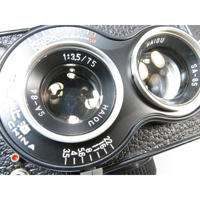 中国 上海 海鴎 Seagull 4A HAIOU SA-84 75mm F3.5 シーガル 二眼レフ