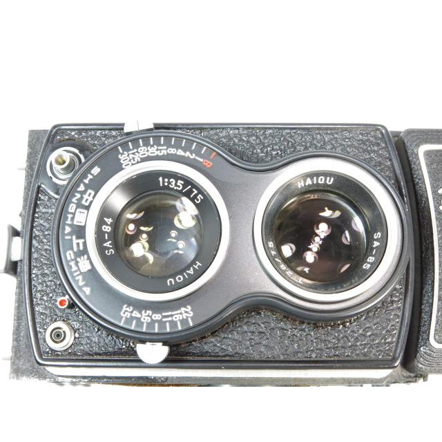 中国 上海 海鴎 Seagull 4A HAIOU SA-84 75mm F3.5 シーガル 二眼レフ