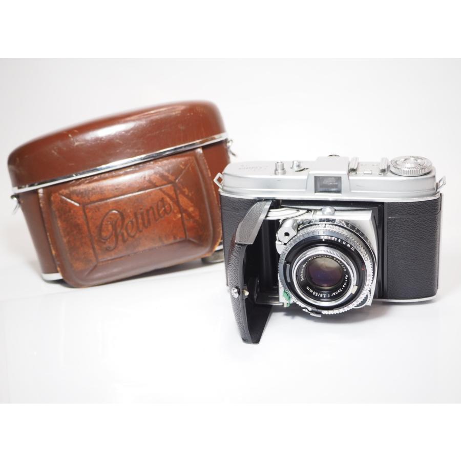 フィルムカメラ KODAK RETINA Ib RETINA-XENAR 50mm f2.8 Kodak Retina Ib Xenar 50mmF2.8 コダック レチナ ケース付き [管X5980