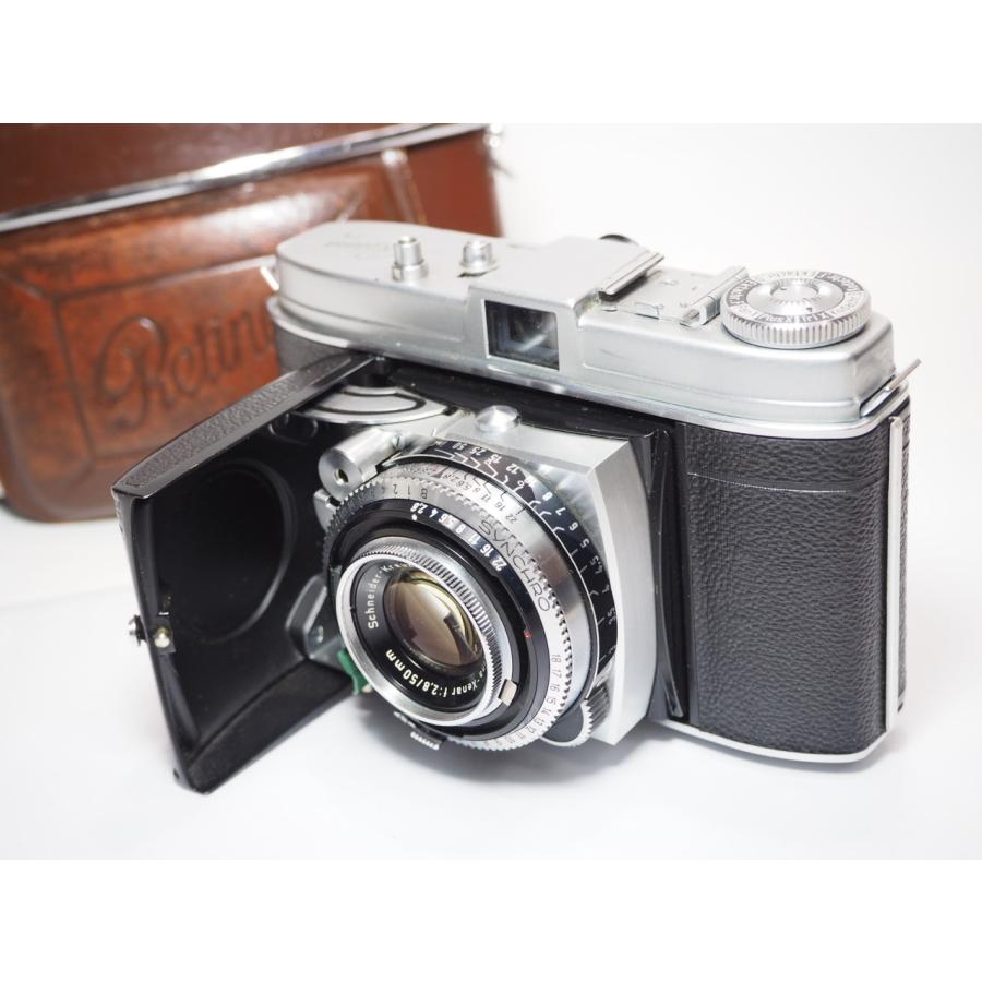 フィルムカメラ KODAK RETINA Ib RETINA-XENAR 50mm f2.8 Kodak Retina Ib Xenar 50mmF2.8 コダック レチナ ケース付き [管X5980
