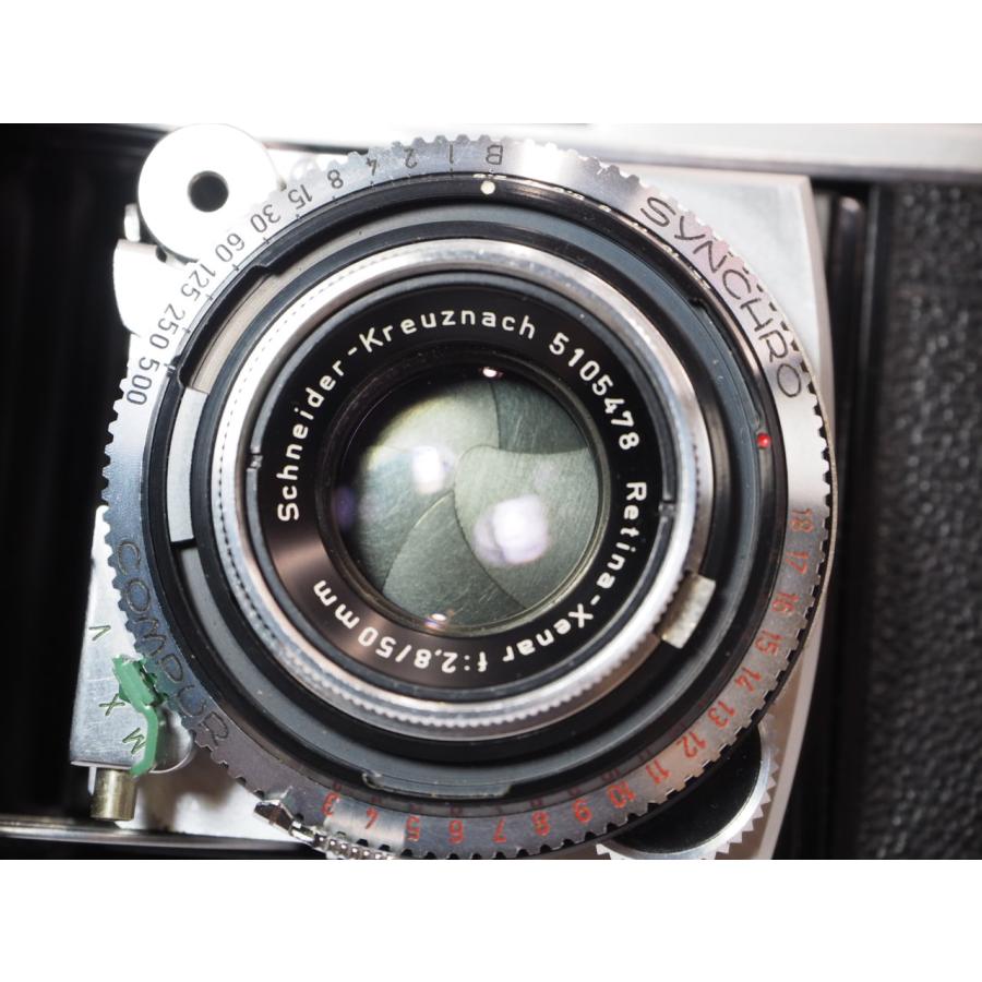 フィルムカメラ KODAK RETINA Ib RETINA-XENAR 50mm f2.8 Kodak Retina Ib Xenar 50mmF2.8 コダック レチナ ケース付き [管X5980