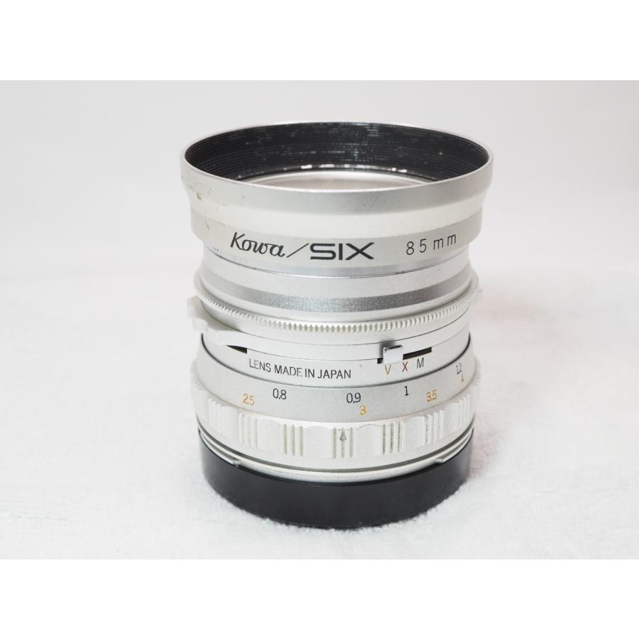 訳あり ジャンク 】Kowa 85mmF2.8 純正フィルター フード付 Six用