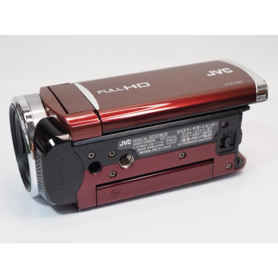 【美品】JVC Everio フルハイビジョンビデオカメラ GZ-E180-N Victor（ビクター） JVC Everio GZ-E180 ビデオカメラ [管X8629