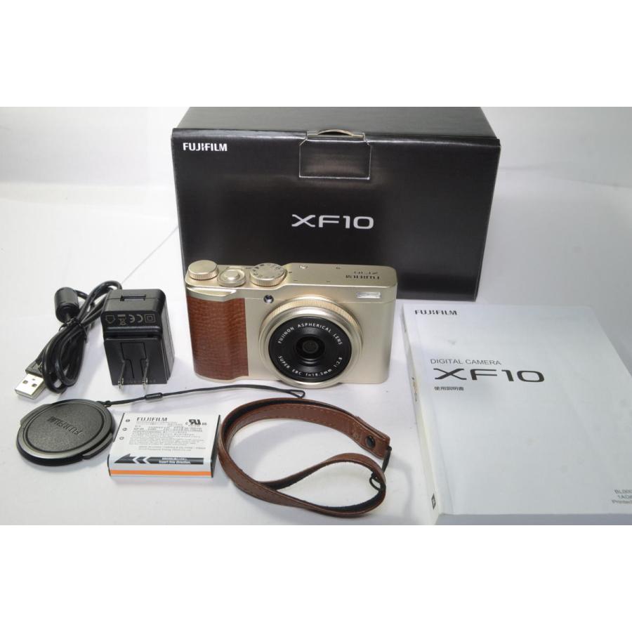 FUJIFILM [コンパクトデジタルカメラ] XF10 シャンパンゴールド 付属