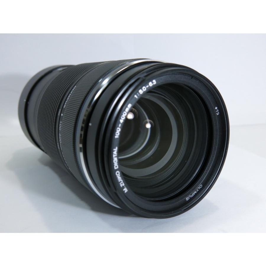 OLYMPUS M.ZUIKO DIGITAL 100400mm F5.06.3 IS / 純正 HOOD LH76D・元箱付