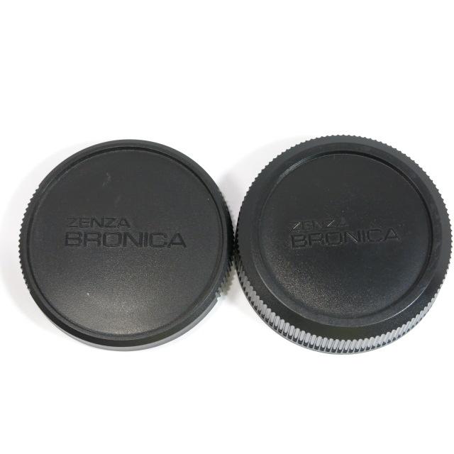 中古品 】BRONICA SQ 純正 ボディーキャップ+レンズリアキャップ