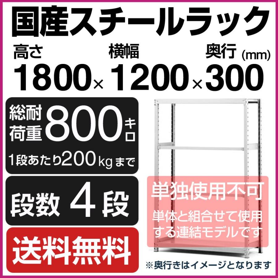 ブランド登録なし - スチール写真仕合わせ スチール写真棚 高さ180×幅120×奥ふかさ30珊 4段 200kg/段 増連 御役目用 軽中量棚 SO続きもの ラック、シェルフ、本棚-スチールラック本体-家具、インテリア