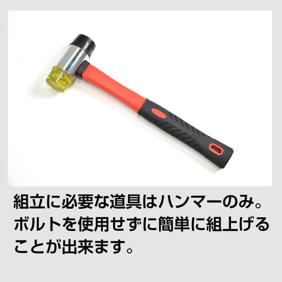 スチールラック スチール棚 高さ180×幅90×奥行45cm 4段 200kg/段 単体 業務用 軽中量棚 SOシリーズ｜tanasize｜04