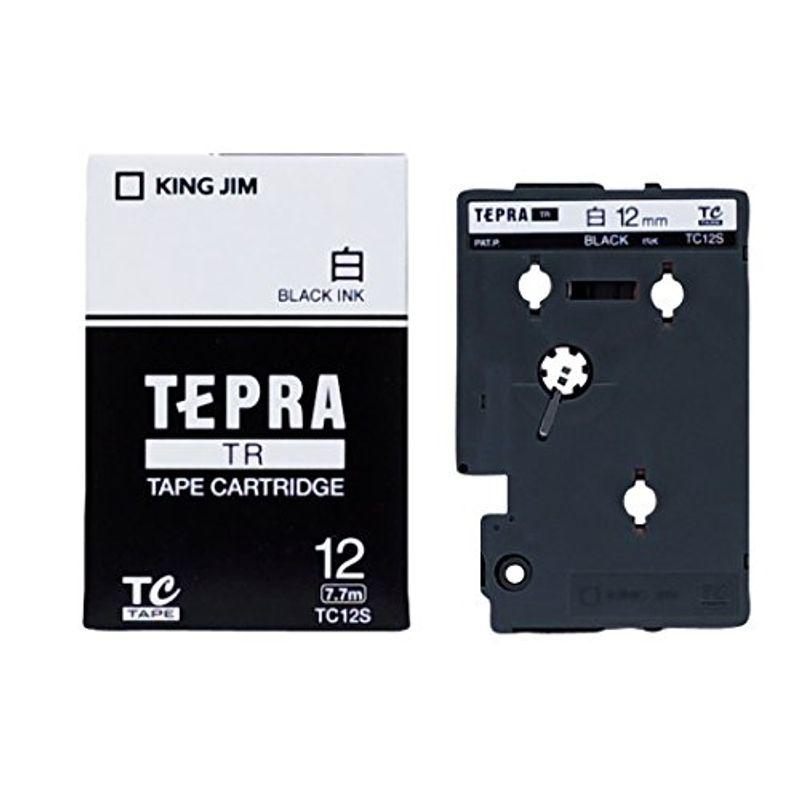 キングジム テープカートリッジ テプラTR 12mm TC12S 白｜tanda-shops｜03