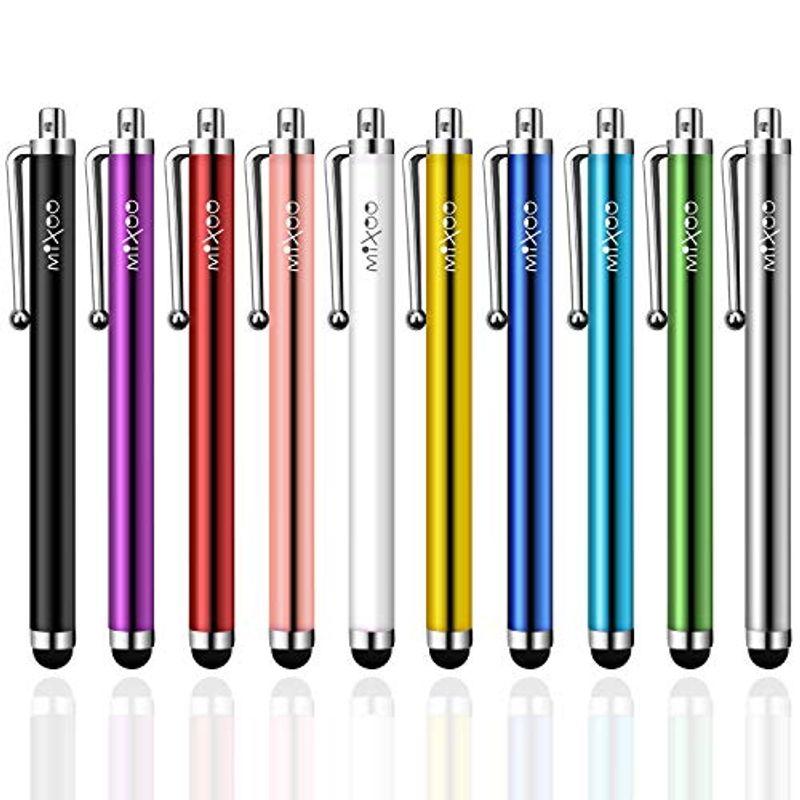 タッチペン 10本セット Mixoo スタイラスペン ipad iphone Androidスマートフォン タブレット対応 多色 シリコンゴ｜tanda-shops｜03