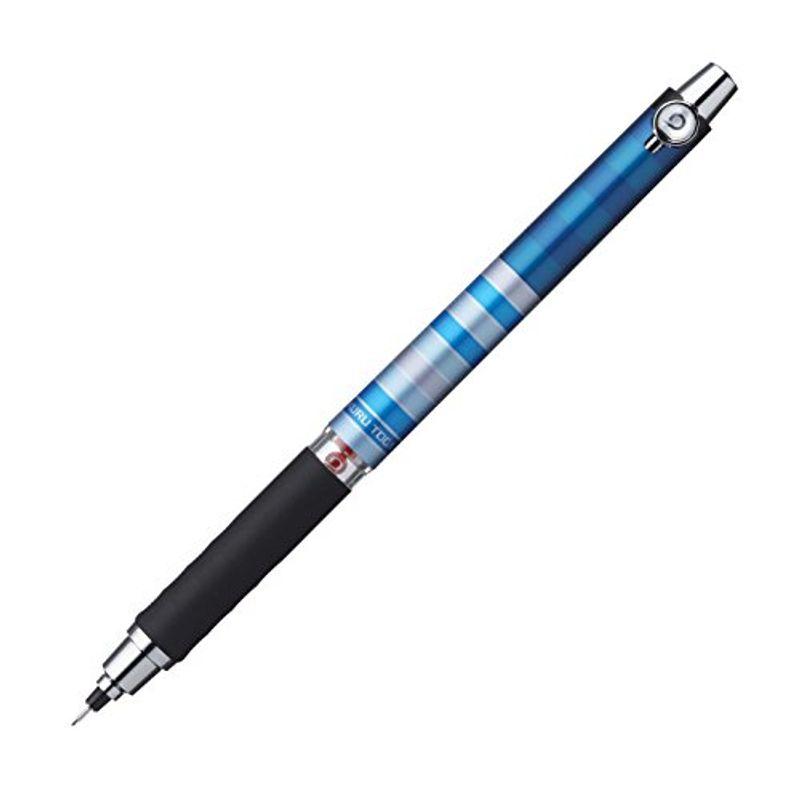 三菱鉛筆 シャープペン クルトガ ラバーグリップ 0.5 ブルーボーダー M56561P.BBO｜tanda-shops｜02
