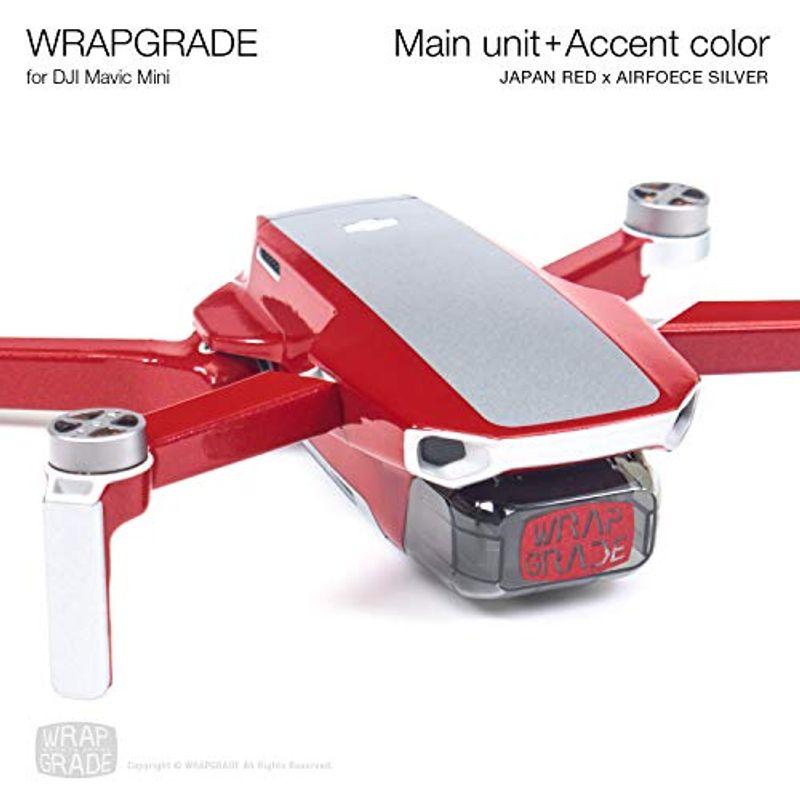 WRAPGRADE for DJI Mavic Mini スキンシール (ジャパンレッド)｜tanda-shops｜08