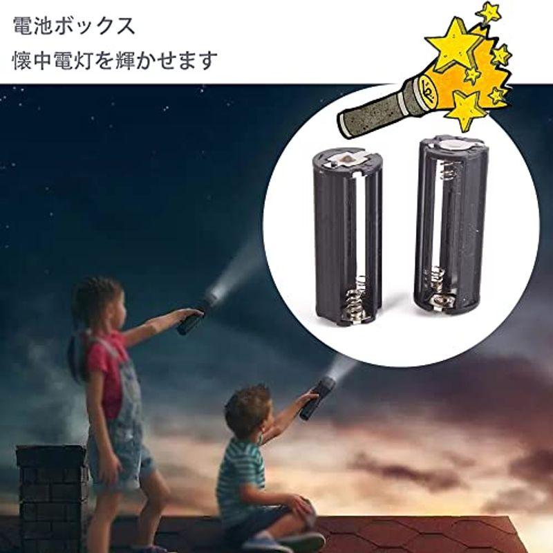 電池ボックス 2個セット 円筒型 3x 1.5V 単4形 ストレージ 電池ボックス 2個セット 円筒型 3x 1.5V 単4形 ストレージ