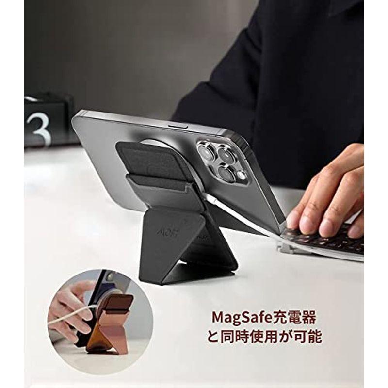 MOFT マグネットスマホスタンド Snap On MagSafe対応 iPhone14/13/12シリーズ用 カードケース機能 フロートタ｜tanda-shops｜07