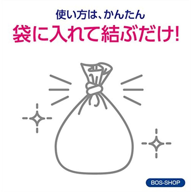 驚異の防臭袋 BOS (ボス) ストライプパッケージ /白色SSサイズ200枚入 赤ちゃん用 おむつ ・ ペット うんち ・ 生ゴミ ・ サ｜tanda-shops｜04