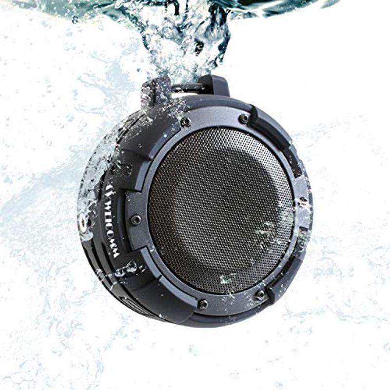 KYOHAYA Bluetooth スピーカー アウトドア 防水 IPX8 風呂 吸盤 重低音 大音量 車 小型 コンパクト ポータブル マ｜tanda-shops｜04
