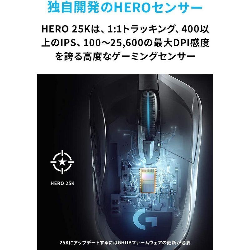 Logicool G ロジクール ゲーミングマウス ワイヤレス G703h HERO Logicool G ロジクール ゲーミングマウス ワイヤレス G703h HERO