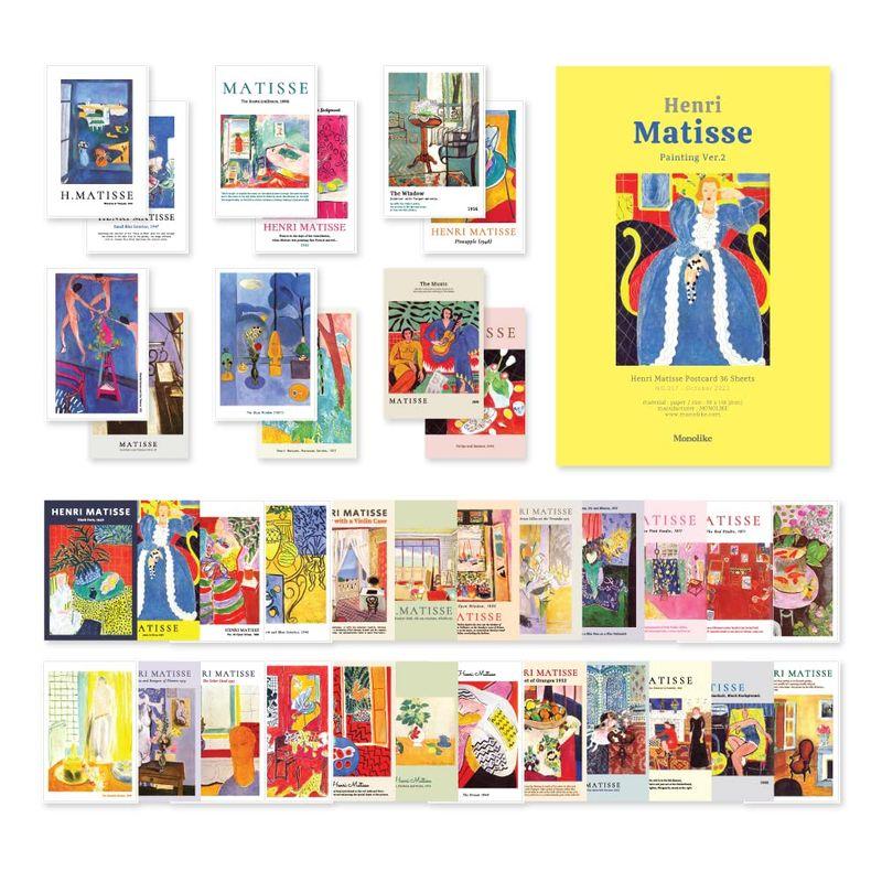 Henri Matisse Jazz （アンリマティス）限定版 ポストカード2枚