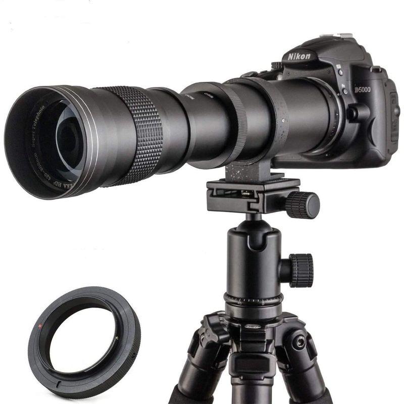 JINTU 420-800mm f/8.3 HD マニュアルフォーカス望遠ズーム レンズにとってニコン一眼レフデジタルカメラレンズD5600｜tanda-shops｜04