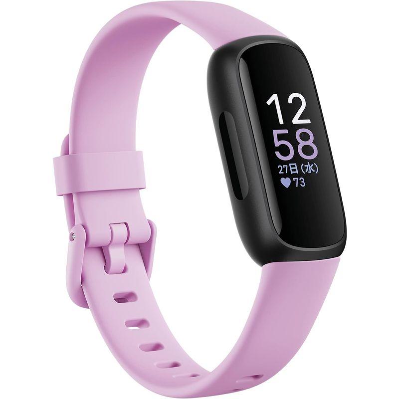 Fitbit Inspire 3 フィットネストラッカー Lilac Bliss/Black FRCJK L/Sサイズ最大10日間のバッテリ｜tanda-shops｜06