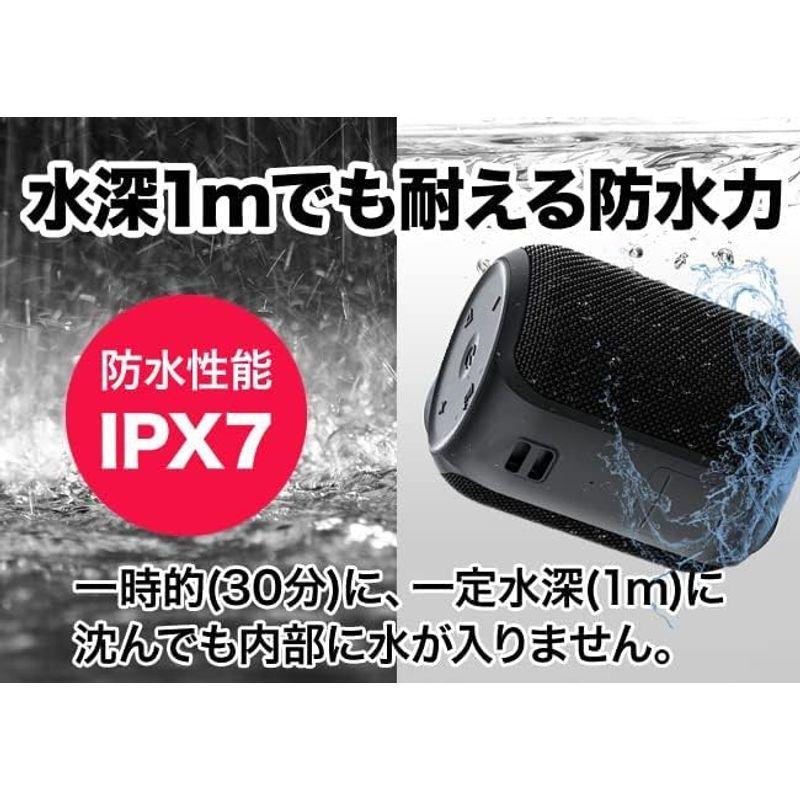 2台セット 音質＆28時間再生＆ IPX7防水＆TWS対応&Bluetooth 5.0 Bluetoothスピーカー S12mini ステレ｜tanda-shops｜08