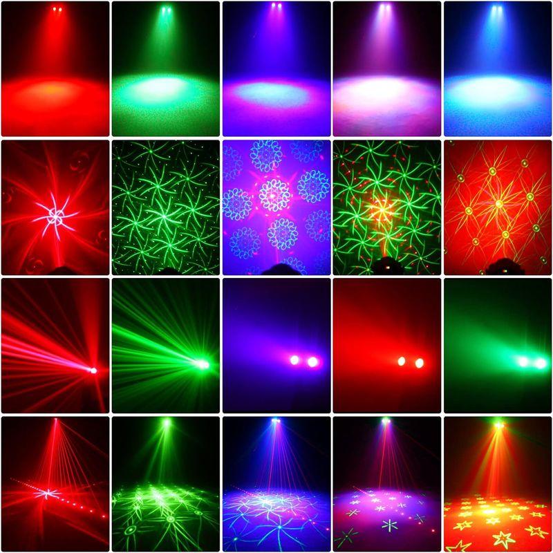 U`King パーティーライト ディスコライト 3-in-1 RGB(赤・緑・青) レーザーステージライト舞台照明 ステージ照明 ステージラ｜tanda-shops｜07