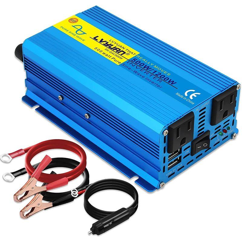 LVYUAN（リョクエン）インバーター 正弦波 12V 500W 最大 1000W DC 12V（直流） AC100V（交流） 変換 AC｜tanda-shops｜08