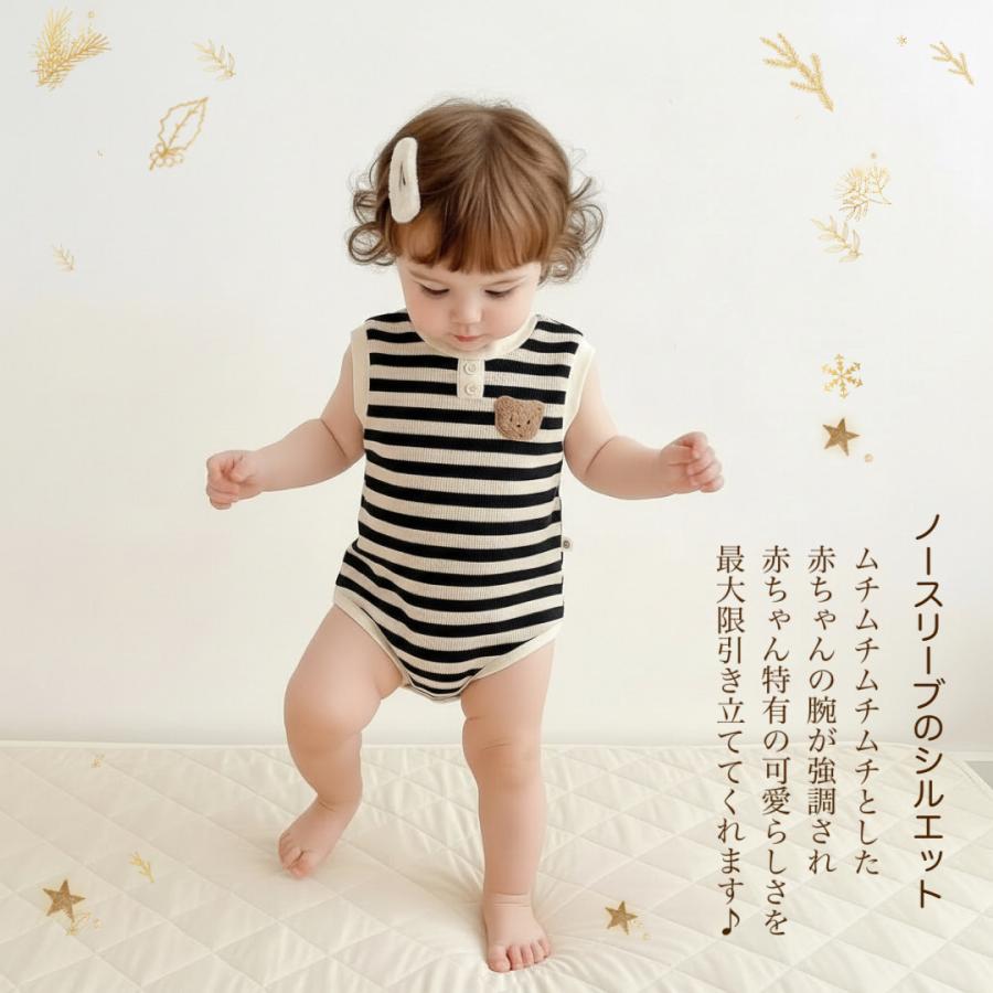 ロンパース・カバーオール Baby Tank Romper 12-18m 半袖ロンパース カバーオール 半袖カバーオール ロンパース ロンパス