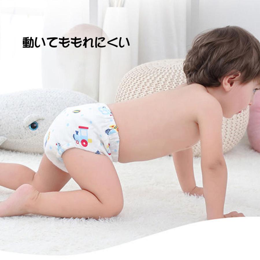 トレーニングパンツ トイトレ トレパン ベビー 6層ガーゼ 3枚組 3枚セット 男の子 女の子 トイレトレーニング 90CM 100CM 110CM｜tandg｜08