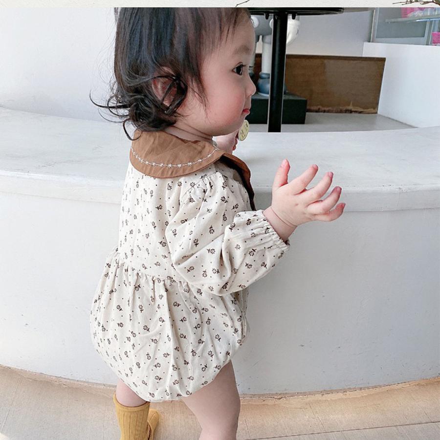 ベビー服 新生児服 春 花柄 長袖 ロンパース ロンパス 新生児 カバーオール かわいい 赤ちゃん服 女の子 70 80 ベビーガーデン 通販 Yahoo ショッピング