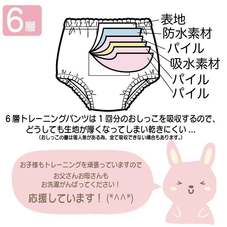 トレーニングパンツ トイトレ トレパン ベビー 6層 3枚組 3枚セット 女の子 トイレトレーニング 80cm 90cm 95cm 100cm 8 ベビーガーデン 通販 Yahoo ショッピング