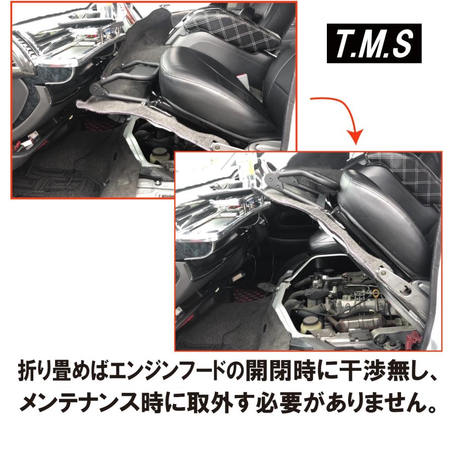 T&M STYLE ハイエース レジアスエース ２００系 スーパーGL用１型~８型対応 運転席＆助手席 足のせるやつ＆となりで足のせるやつ・スタンダード品セット |  | 07