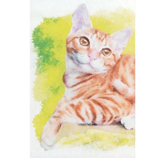奉書紙 膨らし加工 オリジナルカジュアル御朱印帳 陽だまり猫 水彩 Lサイズ18cm 12cm 48ページ ビニールカバー付 メール便送料無料 国産京都製 ねこ Hidamari Neko 京 洛南 吉祥堂 通販 Yahoo ショッピング