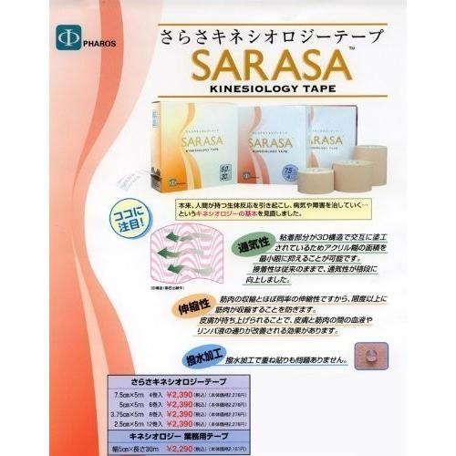 今季も再入荷 テーピング さらさキネシオロジーテープ 7 5cm 5m 4巻入 Wantannas Go Id