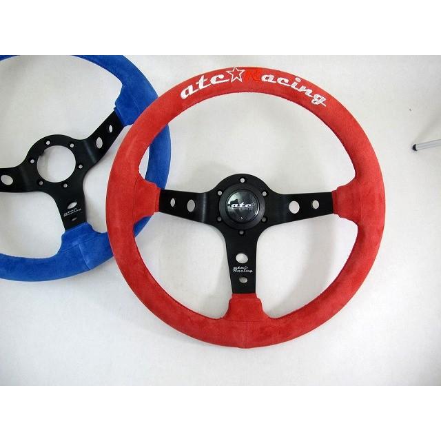 限定☆イタリアスエード atc☆Racingステアリングホイール