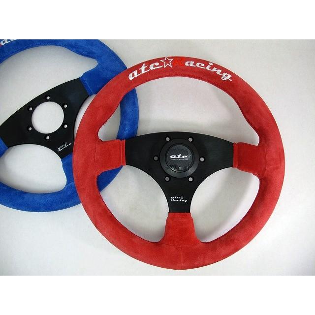 限定☆イタリアスエード atc☆Racingステアリングホイール
