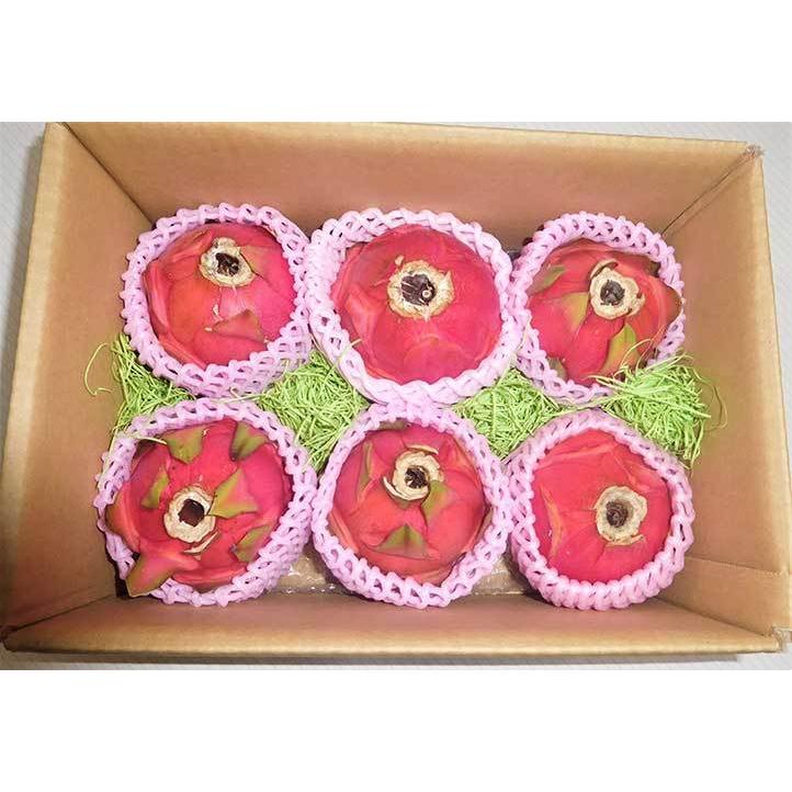 ドラゴンフルーツ約2kg（250g〜450g）6個【産地直送・チルド