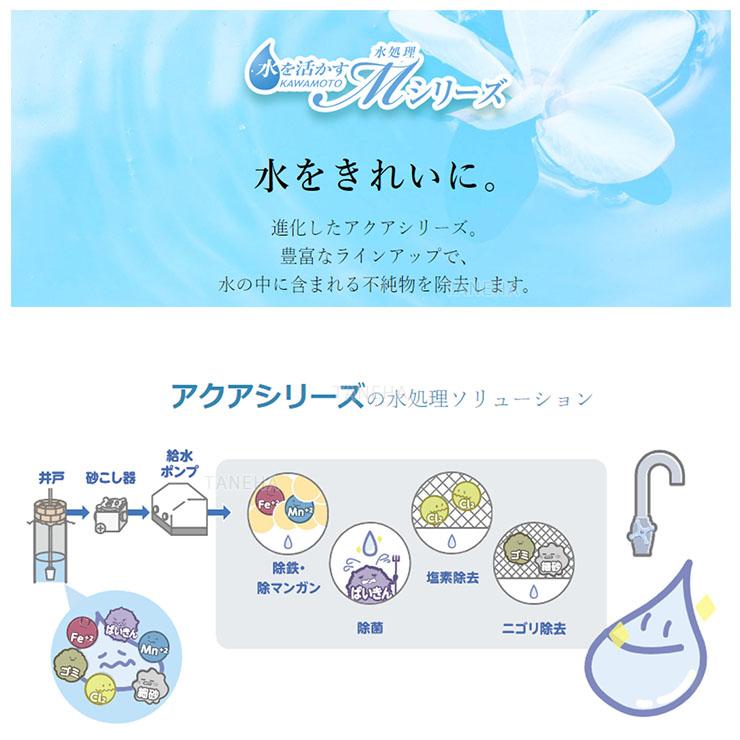 川本製作所 MAM3-5AS2 (25A) 処理 40L/min 単200V : 除鉄 + 除