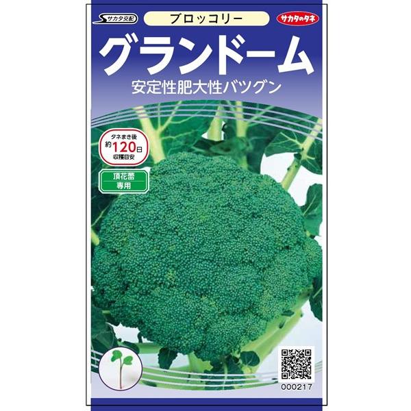 ブロッコリー 種<br> 『グランドーム』 サカタのタネ/ペレット5000粒 