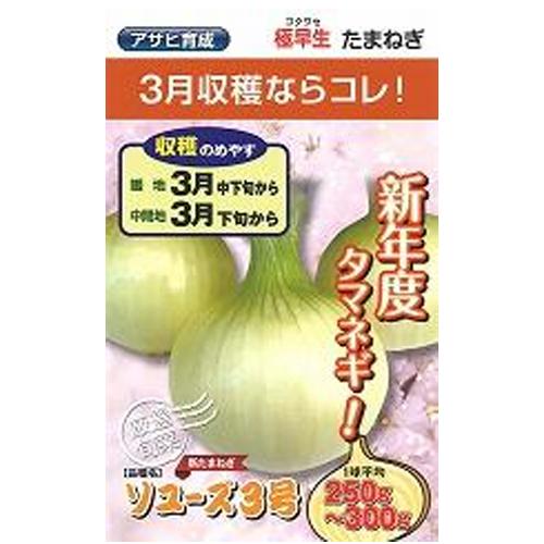 アサヒ農園 タマネギ たまねぎ 玉葱 ソユーズ3号 2dl : 種苗・園芸