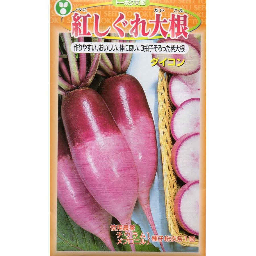 大根 紅しぐれ大根 小袋 5ml 郵便発送商品 Vr タネのノザキ ヤフー店 通販 Yahoo ショッピング