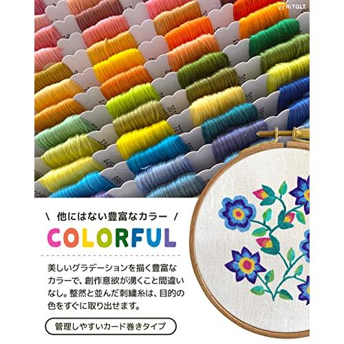 ランキング総合1位ランキング総合1位RITALT 刺繍糸 セット 収納ケース