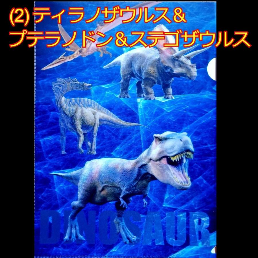 恐竜グッズ クリアファイル クリアホルダー A4 ティラノザウルス