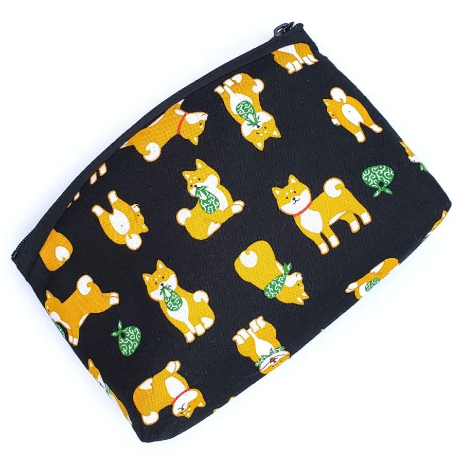 ポーチ 小物入れ メイクポーチ コスメポーチ 化粧ポーチ 柴犬グッズ 雑貨 イラスト かわいい メール便対象 日本製 Sbk 02 タンジェリンyahoo ショップ 通販 Yahoo ショッピング