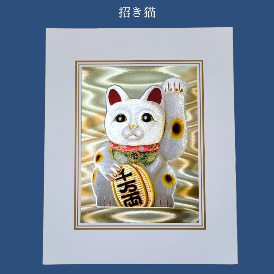 エッチング アート 版画プリント 芸者 北斎 招き猫 富士山 鯉 スカイ