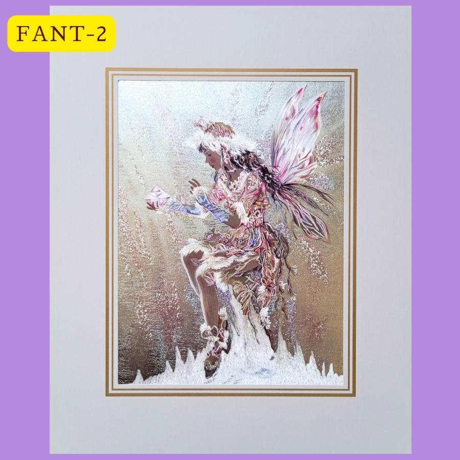 エッチング アート 版画プリント ファンタジー 妖精 ユニコーン 白鳥