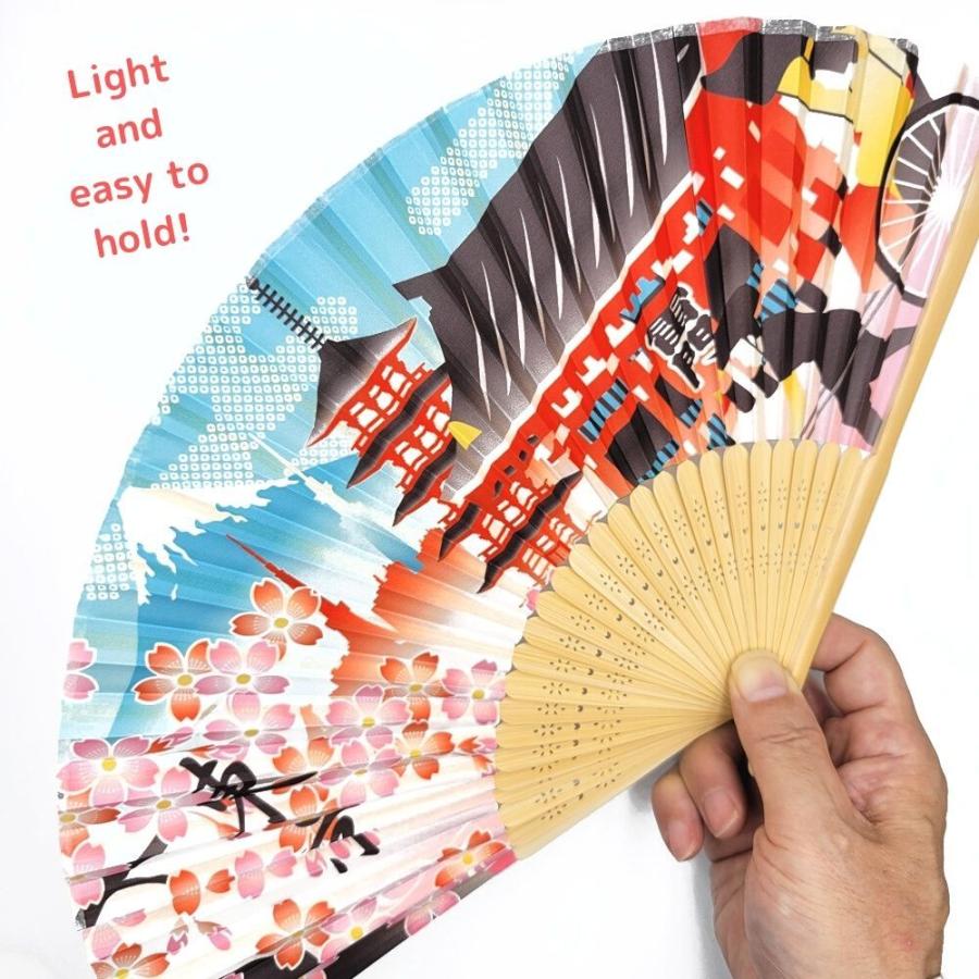 扇子 せんす 東京柄 TOKYO柄 桜柄 浅草寺柄 雷門柄 和柄 外国人観光客