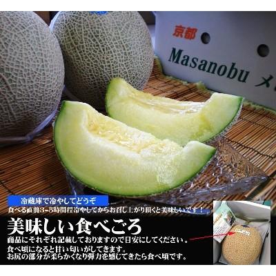 京都丹後網野産 砂丘メロン高級メロン3L 1玉 2kg以上 送料込